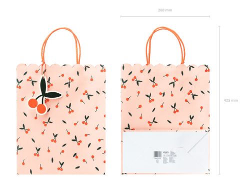 Ajándékzacskók Cseresznye, mix, 26x32x13cm