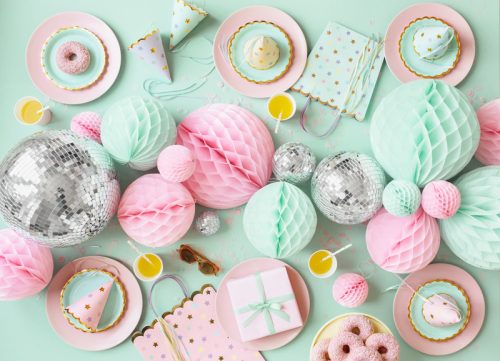 Ajándékzacskók Stars, mix, 22x23x8cm