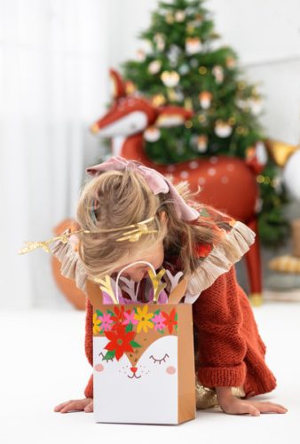 Ajándéktáska Szarvas, keverék, 20,5x30x10,5 cm