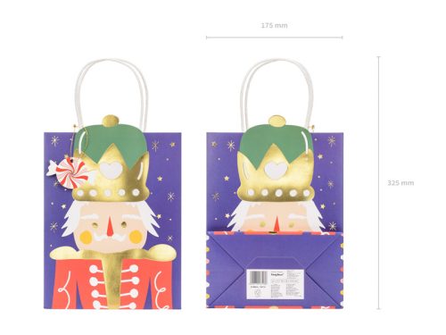 Ajándéktáska Diótörő, mix, 18x25x10,5cm