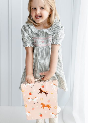 Ajándéktáska Lovak, 23x22x8,5 cm, mix