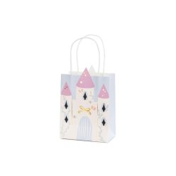 Gift bag Castle, 14 x 8 x 20 cm, mix