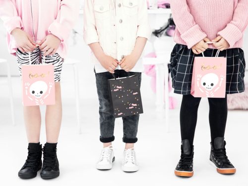 Ajándéktáska Boo, rózsaszín, 14x18x8cm