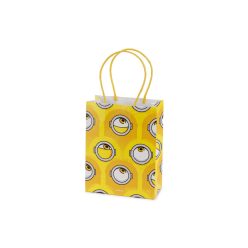   Minion mintás papír ajándéktasak szett, sárga, 6 db, 12x15,5x6 cm