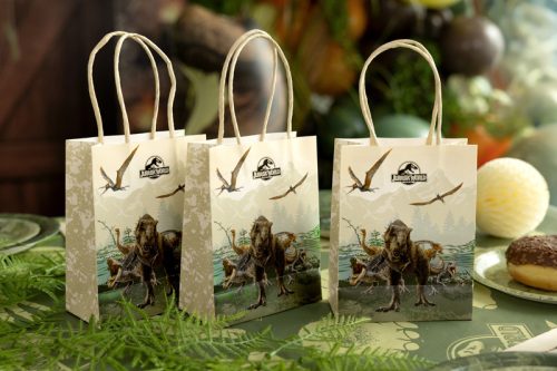 Jurassic World papír ajándéktasak, 12x15,5x6 cm, 6 db-os készlet