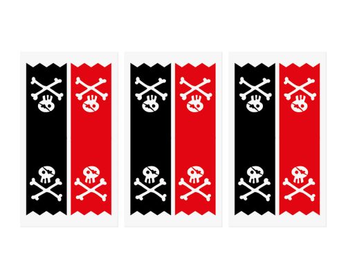 Csemegezsákok Pirates Part, kraft, 8x18x6cm (1 db / 6 db)