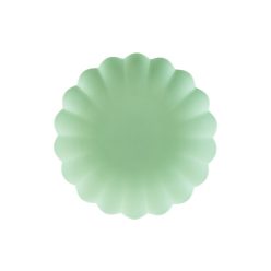   Műanyag tányérok Fodor, 22 x 22 cm, zsálya (1 pkt / 4 db.)