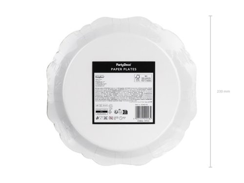 Spider tányérok, 23 cm, mix (1 pkt / 6 db.)