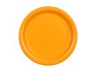 Világos narancssárga papírtányérok, 23 cm, 6 darabos csomag