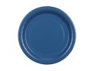 Sötétkék papírtányér 23 cm, 6 darabos csomag