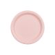 Rózsaszín papírtányérok, 23 cm, 6 darabos csomag