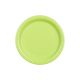 Kör alakú világoszöld papírtányér, 23 cm, 6 db/csomag