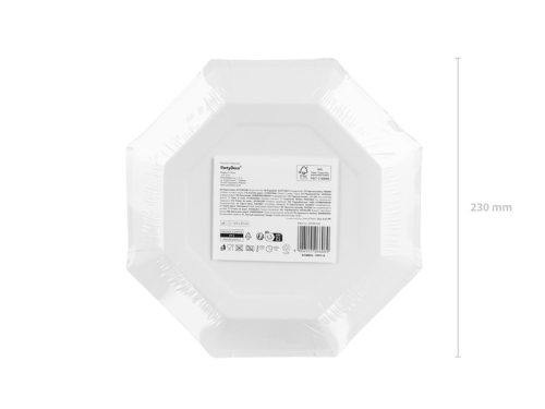 Papír tányérok Safari mintával, 23 cm, 6 db-os csomag