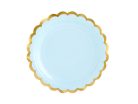 Plates, light blue, 18cm (1 pkt / 6 pc.)