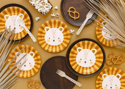 Leo tányérok, mix, 18 cm (1 pkt / 6 db.)