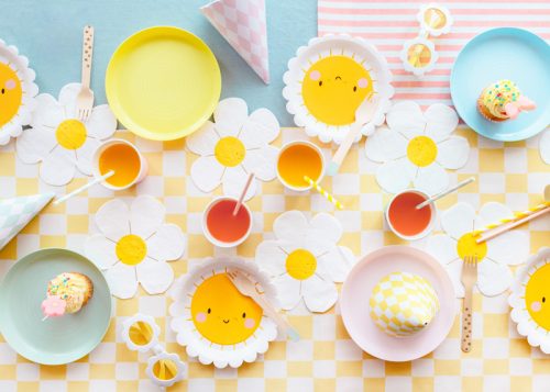 Tányérok Sun, mix, 18 cm (1 pkt / 6 db.)