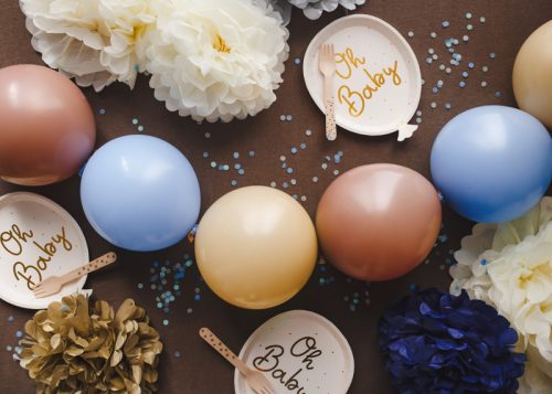 Tányérok Oh baby, mix, 17,5x22 cm (1 db / 6 db)