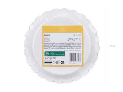 Lemezek Lovak, 18 cm, mix (1 pkt / 6 db.)