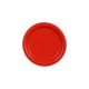 Piros papírtányérok 18 cm átmérővel, 6 db/csomag