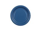 Sötétkék papírtányér, 18 cm, 6 darabos csomag