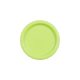 Világos zöld papír tányér, 18 cm átmérő, 6 darabos csomag