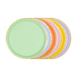 Plates, mix, 21 cm (1 pkt / 6 pc.)