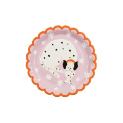 Paper plates Dalmatian, 18x18 cm, mix (1 pkt / 6 pc.)