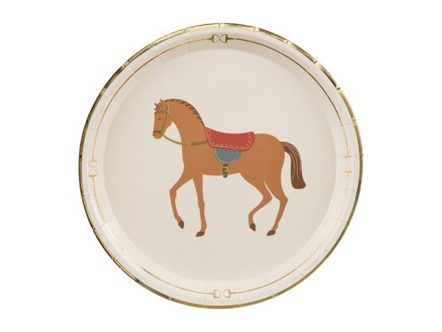 Plates Horse, mix, 23 cm (1 pkt / 6 pc.)