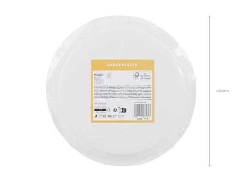 Plates Horse, mix, 23 cm (1 pkt / 6 pc.)