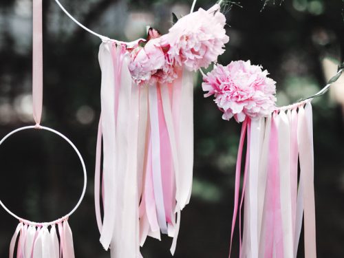 Szatén szalag, light powder pink, 12mm/25m (1 pc. / 25 lm)