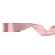 Szatén szalag, könnyű poros rózsa, 25mm/25m