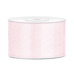 Satin Ribbon, light powder pink, 38mm/25m