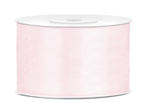 Satin Ribbon, light powder pink, 38mm/25m