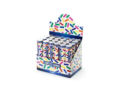 Konfetti ágyú, mix, 20cm