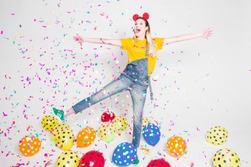 Konfetti ágyú, mix, 40cm