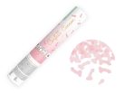 Tubus konfetti pénisszel, világos rózsaszín, 20cm