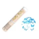 Confetti cannon, blue butterflies, 20cm