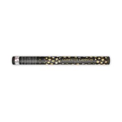 Konfetti ágyú csillagokkal, arany, 60cm