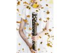 Konfetti ágyú csillagokkal, arany, 60cm