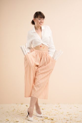 Kézzel dobott konfetti szívvel, mix, 35 cm