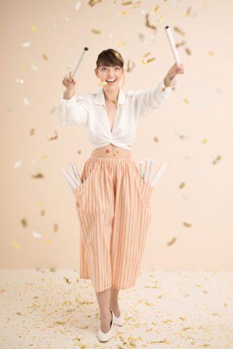 Kézi dobás konfetti, mix, 35 cm