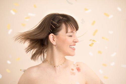 Kézi dobás konfetti, mix, 35 cm