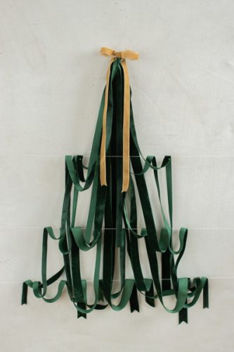 Velúr szalag, üveg zöld, 15mm/10m