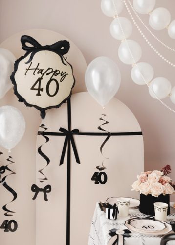 Velúr szalag, fekete, 25mm/10m