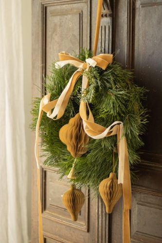 Velúr szalag, hideg arany, 25mm/10m