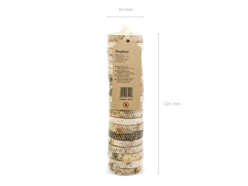 Fából készült terítéklapok, átmérő 4,5-6,5 cm (1 db / 20 db)