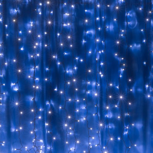 LED-es háttérfüggöny 3x3 m - kék