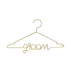 Fém arany színű fogas 45x27 cm - dekoratív ruhaakasztó