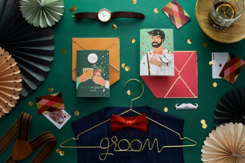 Fém arany színű fogas 45x27 cm - dekoratív ruhaakasztó