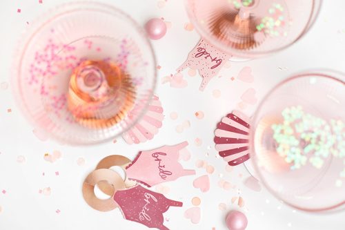 Italcímkék Swimsuite és Shell, 8x5 cm, mix (1 db / 10 db)